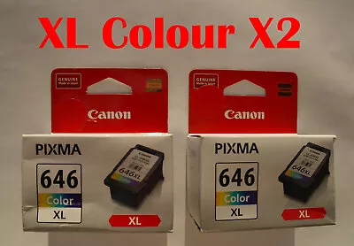 2pcs Genuine Canon CL-646XL Colors CL 646 Colour --> MG2965 MG2960 MG2560 MG2460 • $55